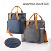 Insulated Food Container with Shoulder Belt Waterproof Lunch Storage Bag Large Capacity Multiple Pockets Box for Meal