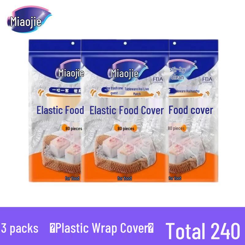 

Miaojie Disposable Food Fresh-keeping Bowl Covers