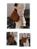 Leopard Print Suede Tote: Versatile Large-Capacity Crossbody for Autumn/Winter