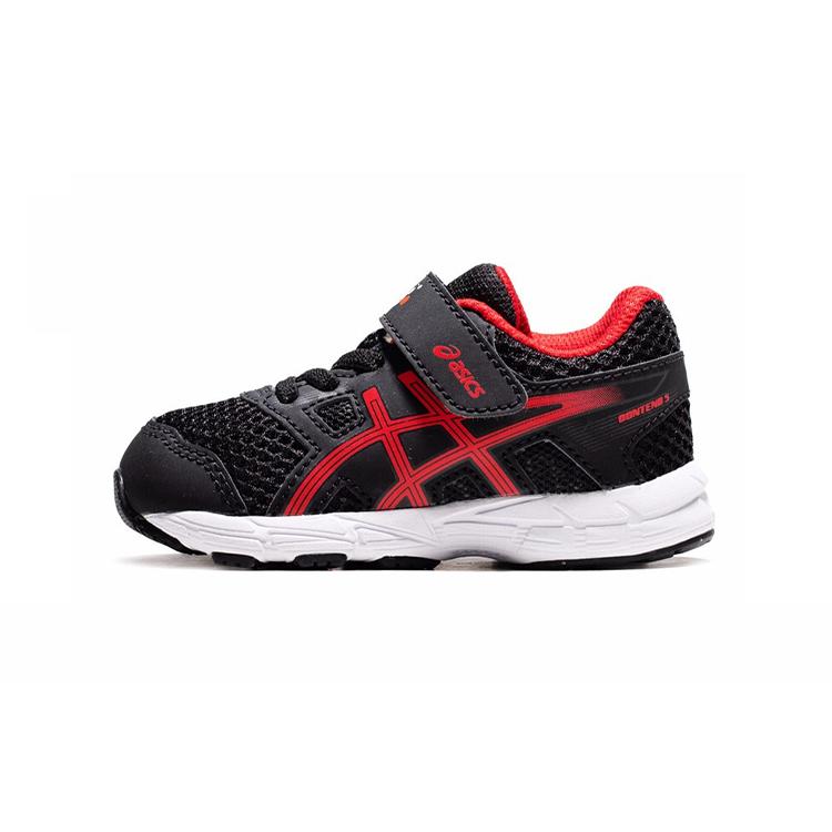

Asics Gel Contend 5 Abrasion Resistant Low top Toddler Shoes Black Red Infant And Toddler 1014A112-001 21