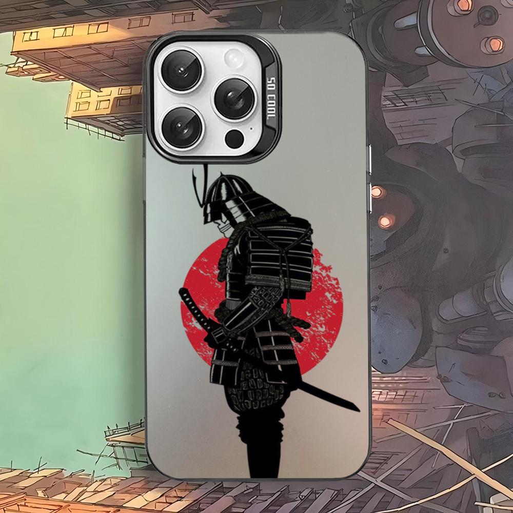 Japan The samurai Ninja Phone Case For iPhone 16 15 14 13 12 11 Pro Max X XR XSMAX 8 7 Plus Matte Shockproof Back Cover