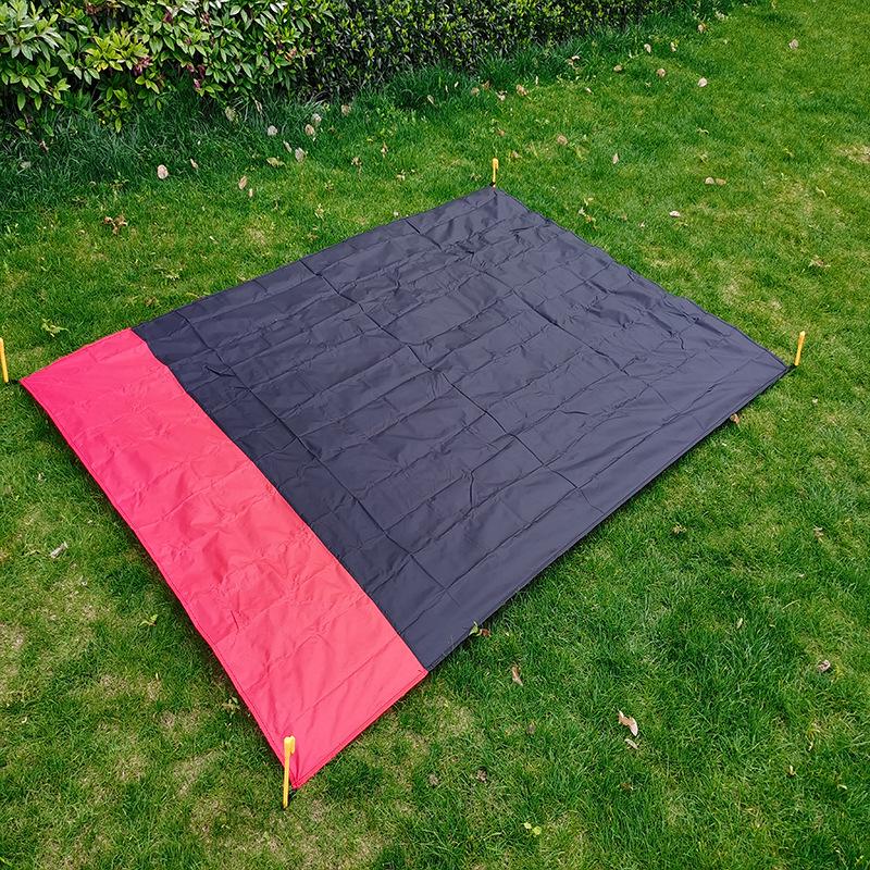 

Водонепроницаемый складной коврик для пикника на открытом воздухе - Портативный, влагостойкий полиэстеровый клетчатый пляжный коврик 140*200CM