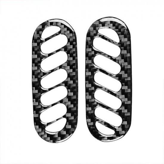 Carbon Fiber Interior Door Pillar Air Vent Cover Trim For Chevrolet Corvette C5