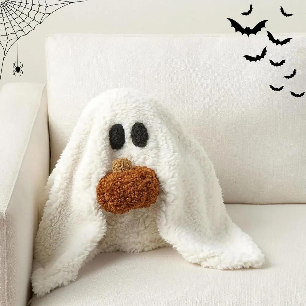 Soft Filled Pumpkin with Design for Halloween Decorations