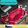 HazbinS H-Hotels AlastorS Podkładka pod mysz 90x40 cm Kawaii Mata na biurko XXL Dekoracja biurka PC Gracz Gamingowy Komputer Biura Podkładka pod mysz Klawiatura
