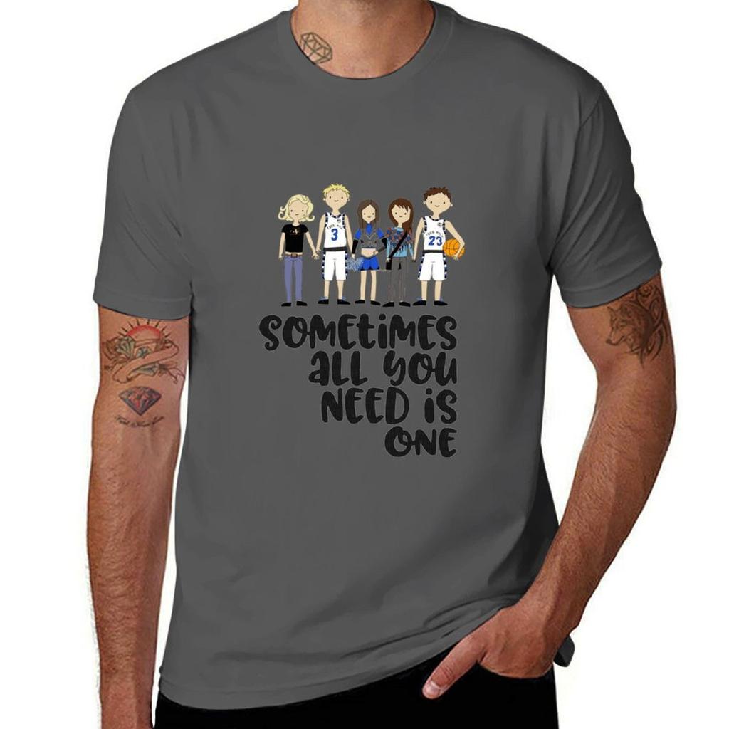 One Tree Hill Cartoon Cast T-Shirt Cotton T Shirt Pack T Shirts for Man Cotton T-Shirt