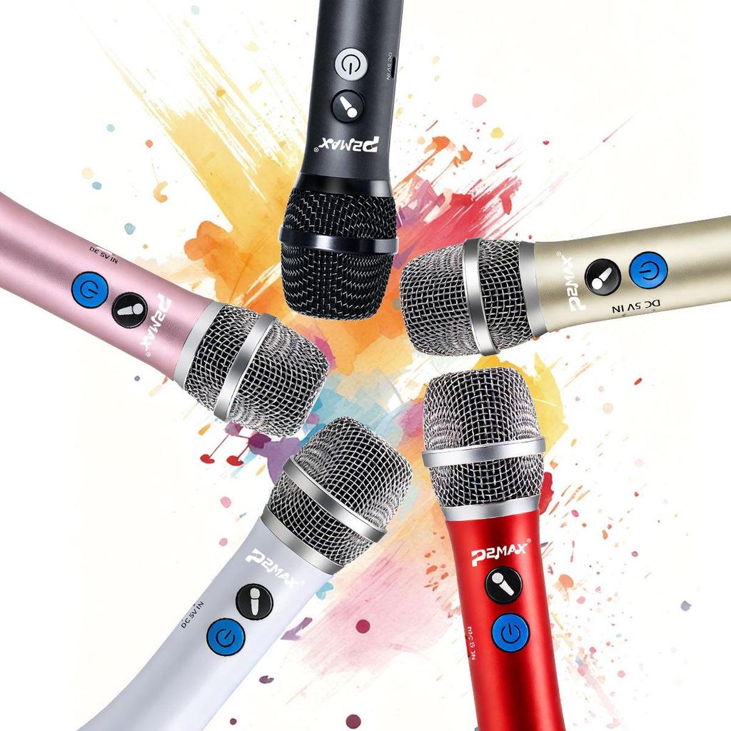 Wireless Noise Reduction Microphone for Home Karaoke and Live Streaming