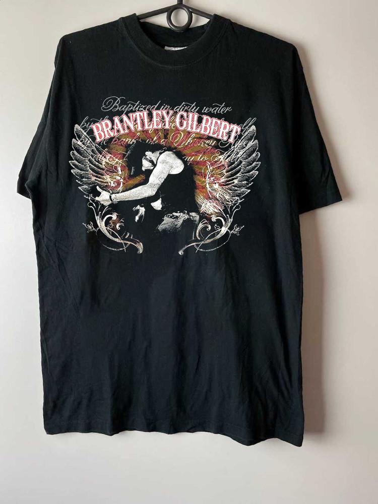 Brantley Gilbert Baptized in Dirty Water Unisex T-Shirt Full Size S-5XL AL121 Unisex T-Shirt XL
