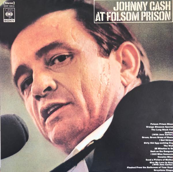 LP Record JOHNNY CASH  At Folsom Prison SONP50016 CBSSony 1968 Japan Rock Used