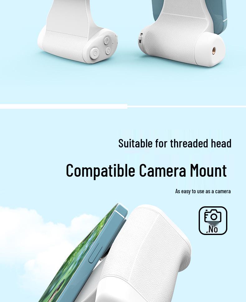 Portable Magnetic Camera Holder & Bluetooth Photography Stabilizer with Switchable Lens