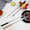 Rui Ming Stainless Steel 6-Piece Fondue Fork Set with PP Handles – Western Style for Chocolate, Cream, and Fruit