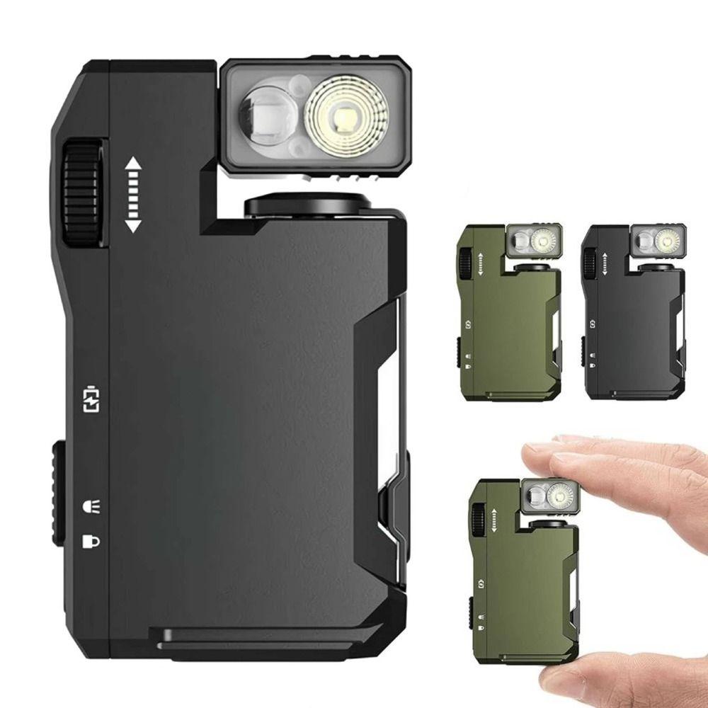 With 180° Rotation & Dual Light Keychain Flashlights G5 Rechargeable Camping Lantern  for Outdoor