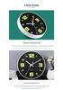 12-Inch Silent Luminous Quartz Wall Clock - Plastic, Creative Design, Popular Item