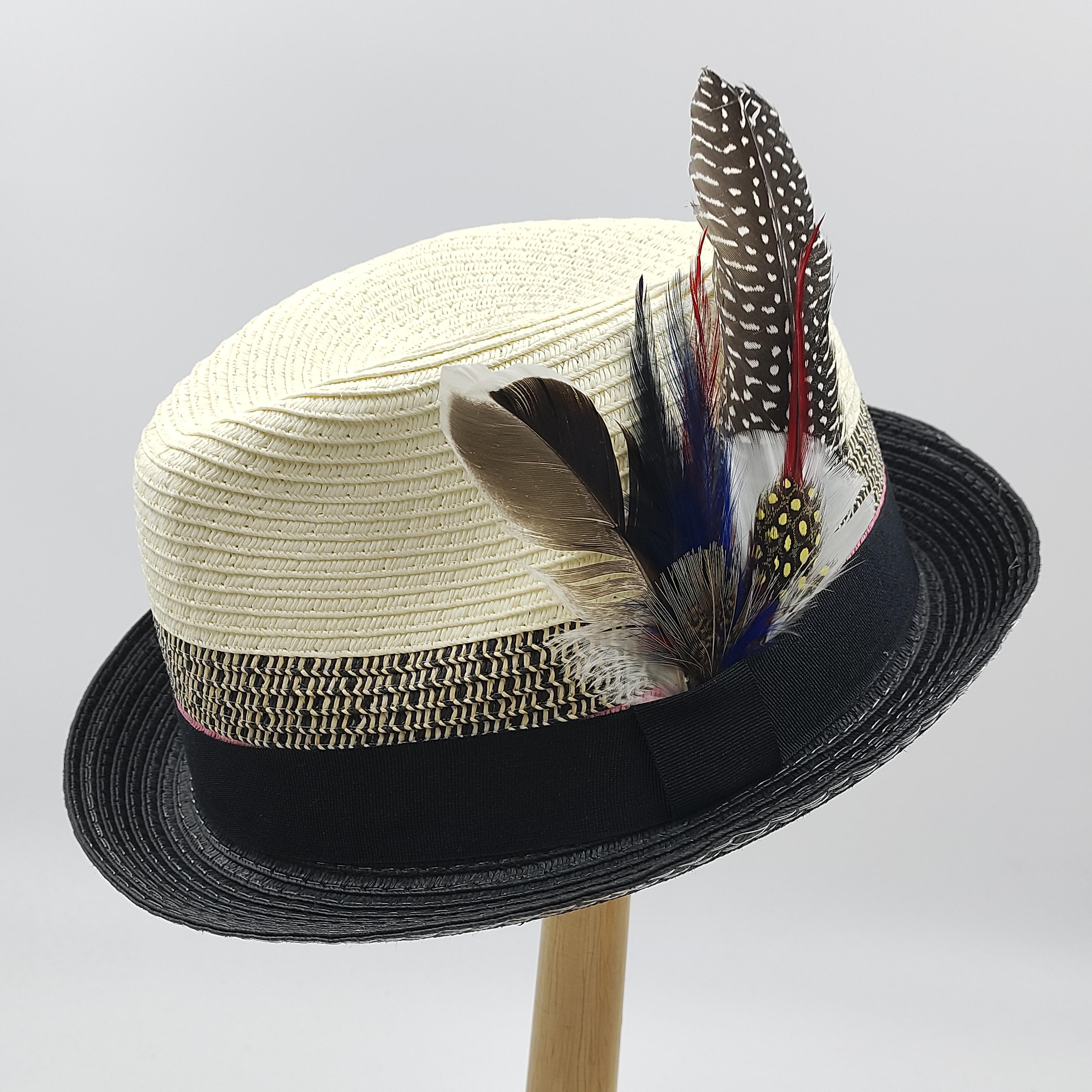 

spring hat women hat new jazz fedora women s wide brim flower accessories fedora hat autumn and winter church Panama hat M56-58CM
