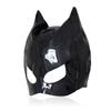 Sexy Masks Black Fetish Slave Latex Patent Leather Bdsm Bondage Restraints Sex Toys For Cat Women Masks Exotic Accessories