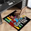 Gorilla Tag Printed Absorbent Washable Carpet, Non-Slip Bathroom Mats, Kitchen Rugs, Yoga Mat,Living Room Entrance, Camping Picnic Rugs