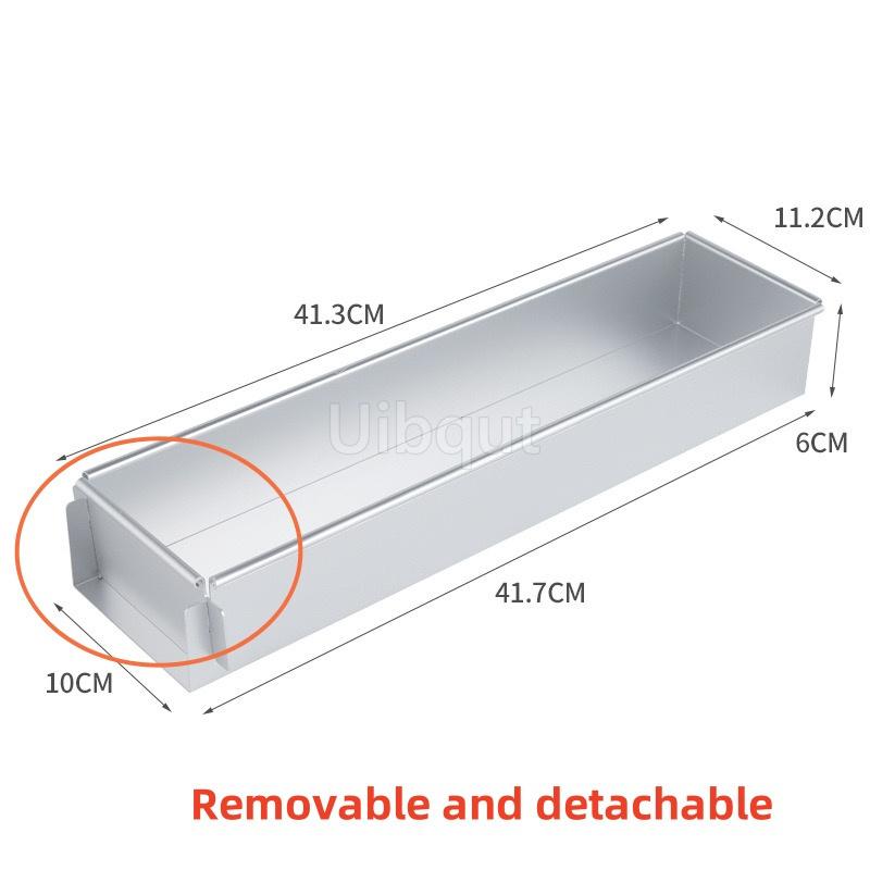 Tiramisu Cake Mold and Cake Shovel Aluminum Alloy Removable Non-Stick DIY Cake Mousse Muffin Pan for Home Baking Enthusiasts
