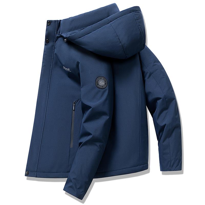 Men's Daily Cotton Jacket Short Lightweight Easy-Carry    Winter Warm Coat