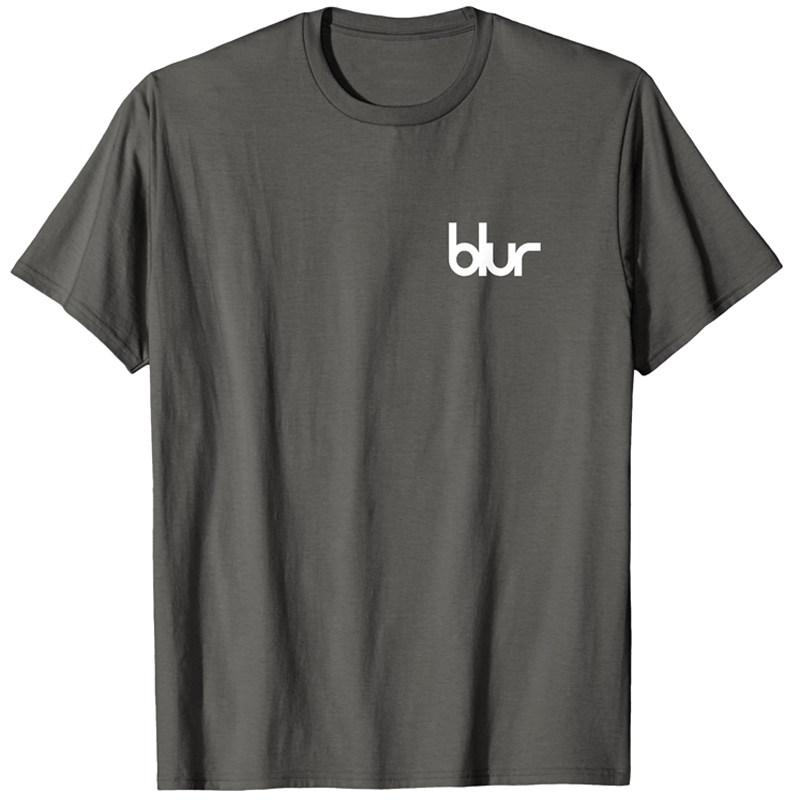 BLUR Bands British Rock Punk Music Cotton Loosefit Readytowear American Casual Printed Shortsleeved Tshirt