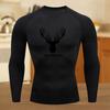 Graphic Compression Running Shirts Men Gym Workout Running T-shirt Summer Athletic Quick Dry Tees Tops Short Sleeve Rash Guard