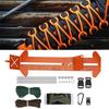 Paracord Weaving Jig Kit Bracelet DIY Making Alloy Frame Braiding Craft Fixing Tool