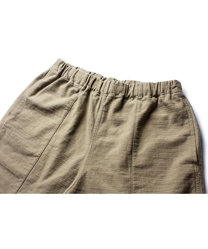 Deoleseukyu Cotton Slub Yosemite Camp Shorts [Rock Beige]