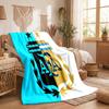 Argentina national football team Print Flannel Blanket Soft Warm Sofa Bed Throw Blanket For Home Office Bedroom