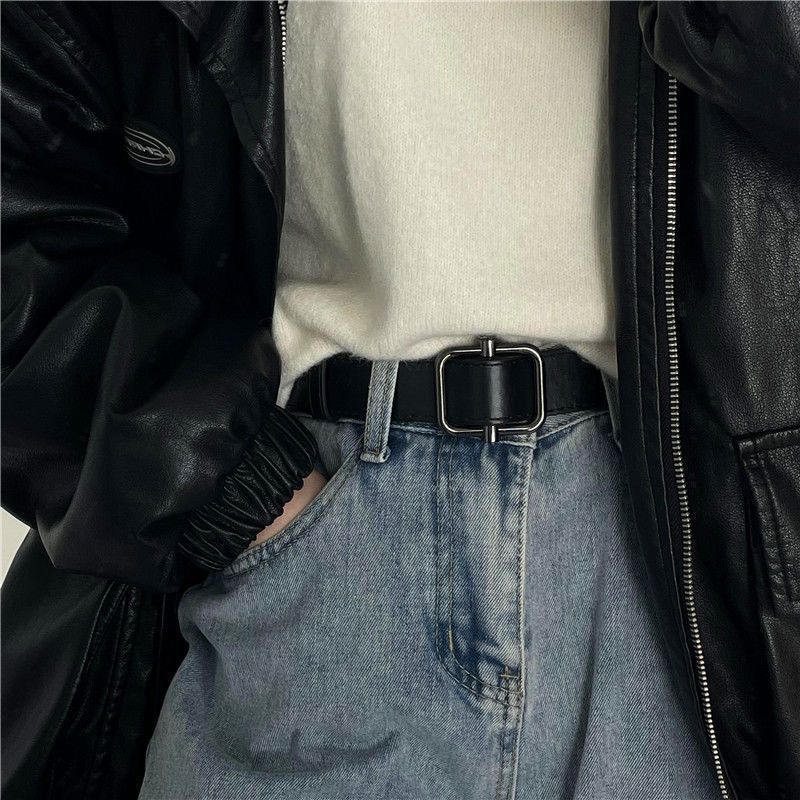 

Adjustable Black Fashionable Waist Belt For Men Women Casual Durable Fit Comfortable