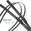For Toyota Alphard Vellfire AH30 2015~2022 Car Front Wiper Blade Cutter Windscreen Windshield Cleaning Boneless Frameless