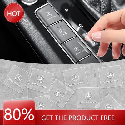 Car Sticker 1/2/5/10pcs Car Badges Auto Interior Decor Logo Stickers For Mercedes Benz AMG Class W205 W203 GLC GLK W206 W220 A18