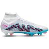 Nike Zoom Mercurial Superfly 9 Elite SG-Pro AC Comfortable Non-Slip Durable Football Shoes Unisex Football Shoes White Blue DJ5166-146