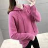Women's Loose Knitted Hooded Pullover Sweater - 2025 Autumn/Winter Versatile Student Style