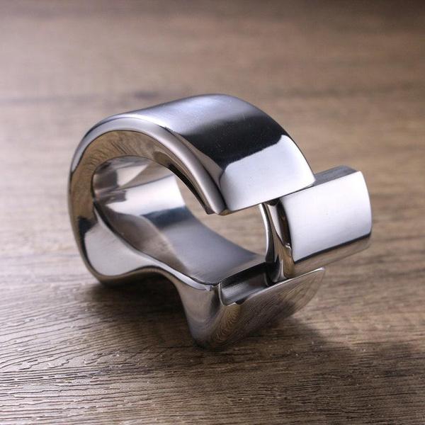 Male Strong Ball Stretcher Stainless Steel Scrotum Weight Ring