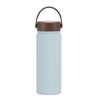 550ml Stainless Steel Vacuum Insulated Travel Mug With Wide Mouth Carry Strap - Outdoor Sports Water Bottle Gym Hiking