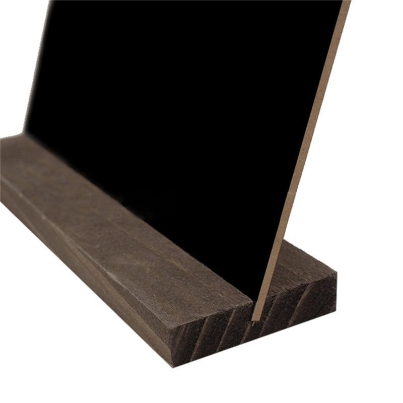 8Pcs Small Chalkboards with Wood Stand Double Sided Message Board Sign Table Number Food Sign for Wedding Party
