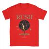Rush Rock Band Men T Shirts Awesome Tee Shirt Short Sleeve Crew Neck T-Shirt Pure Cotton Plus Size Tops