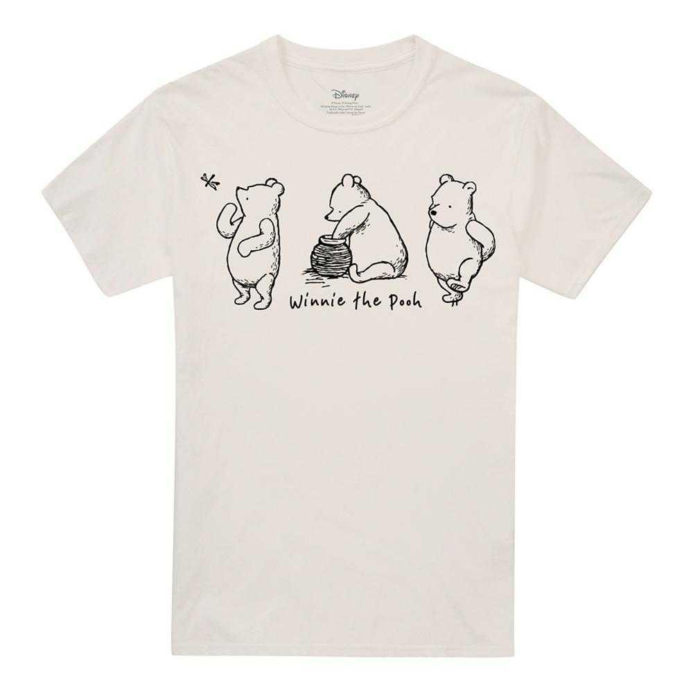 Winnie the Pooh Unisex Adult Classic Outline T-Shirt