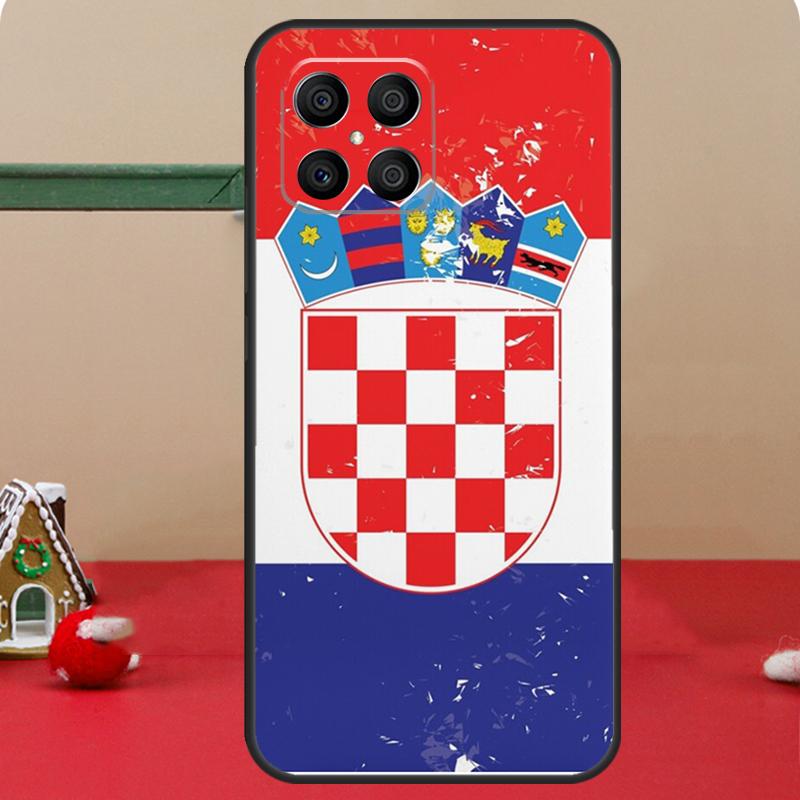 Croatia Flag Case For Honor Magic 6 7 8 Pro Honor 400 200 70 90 Lite X8c X8b X9a X9b X9c X9d Win RT Cover