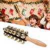 Sleigh   Beechwood Handheld Percussion Instrument Hand  with 25  S for Xmas Carols Parties Music Training Stage Performances