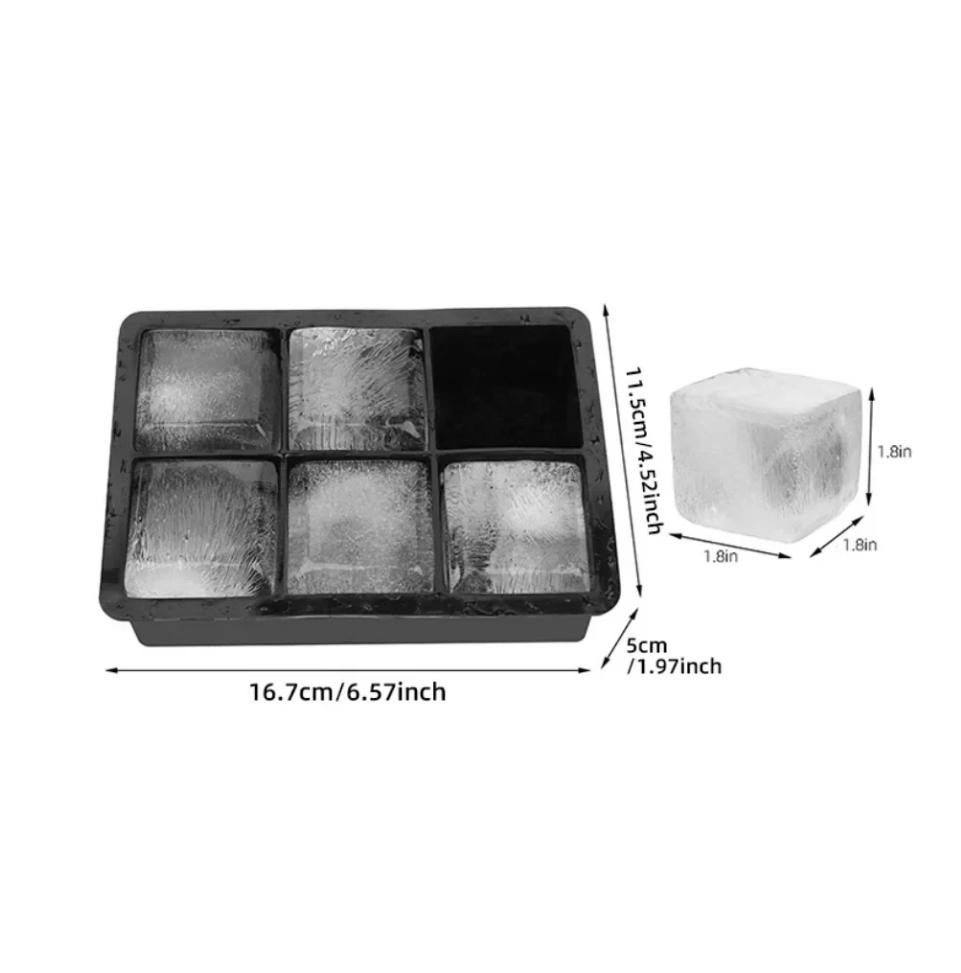 

2 Pack Silicone Ice Ball Maker Mold with Leak-Proof Lid Whiskey Sphere Ice Cube Trays for Bourbon Cocktails Easy Release