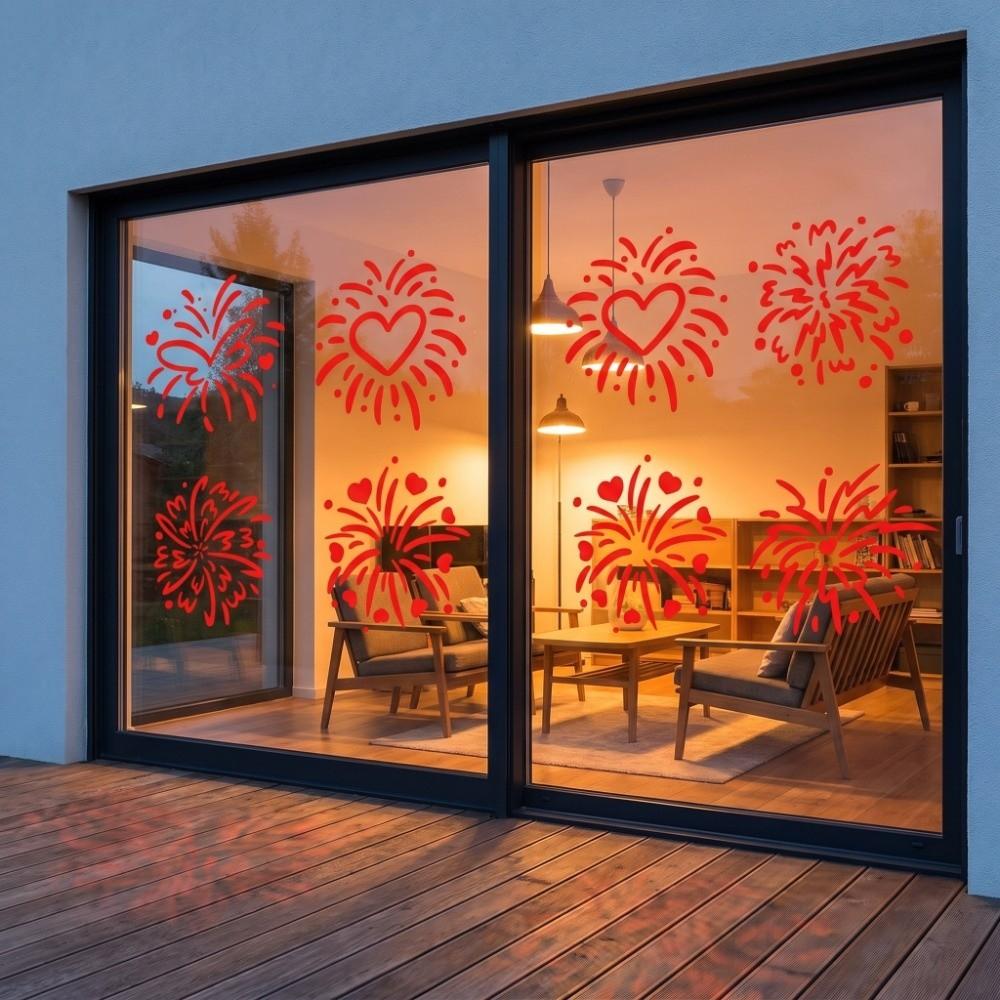 Display Decoration 2027 Sheep Static Window Sticker Goat Year Glass Door Stickers Party Supplies