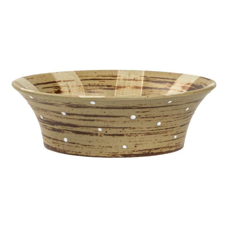 Creative Open Bowl Coarse Pottery Tableware Bowl Household Ceramic Noodle Bowl Salad Bowl Japanese Instant Noodle Bowl B & B