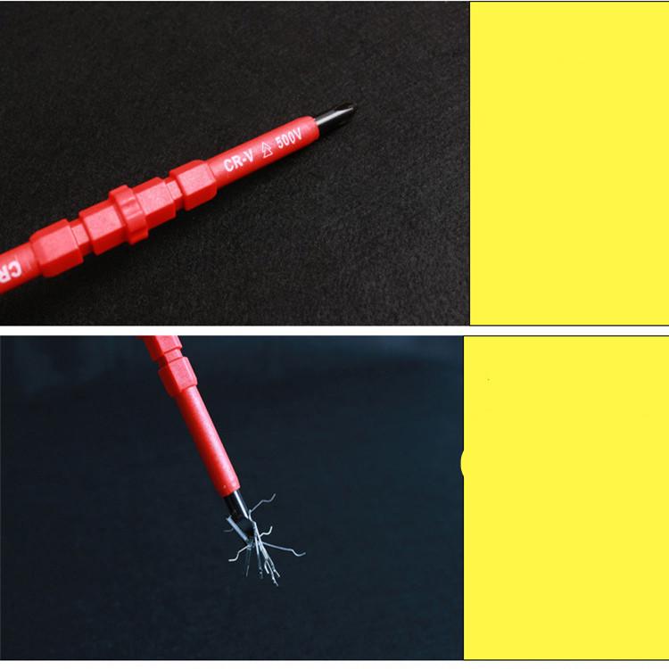 Insulated Magnetic Screwdriver Set: Phillips, Flathead, Torx, Special Shape for Electricians