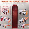 BOROLA Softdart-Magazin für Nerf Ultra Schnellladeclip und Set mit 18-Schuss-Serie, (rot schwarz, 2)