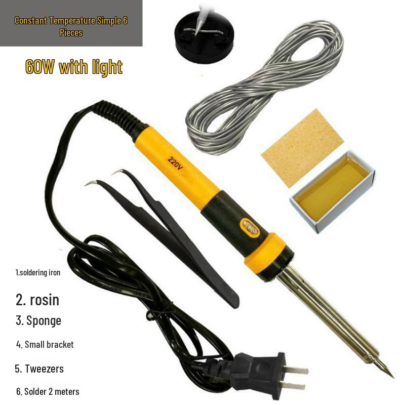 Electric Soldering Iron Kit: Household Student Solder Gun & Constant Temp Welding Pen