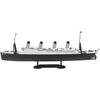 [Tomytec] 1/1000 Easy Assemble Plastic Model R.M.S. Titanic, Pre-Colored Plastic Model KP-TTNC, 27x10x3 Cm