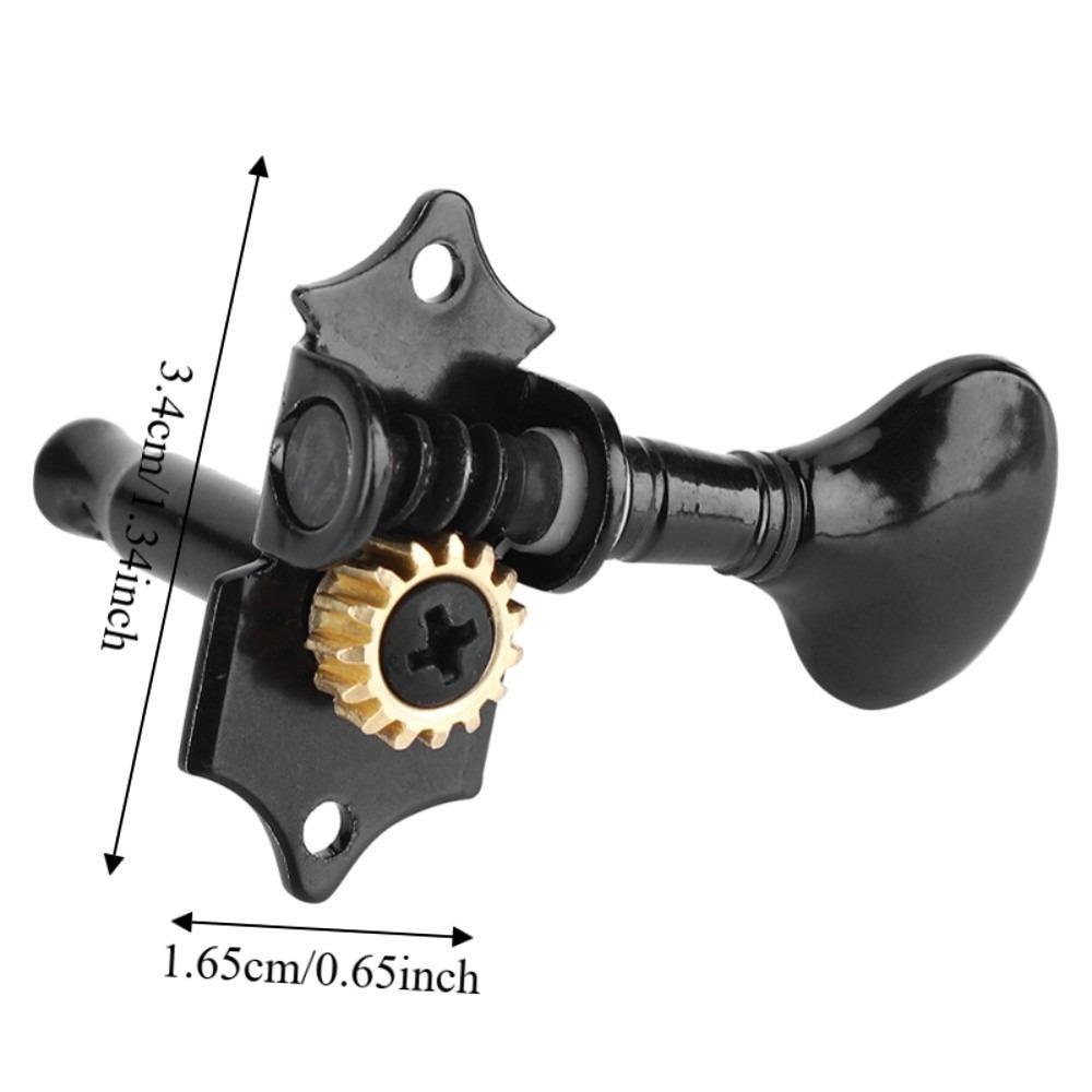 8PCS Fish Tail Design 4 Strings Tuning Pegs Metal Ukulele Parts Musical Instrument Parts Guitar