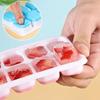 14 Cube Easy Release Ice Cube Tray Mold with Lid Silicone Square Molds Summer Kitchen Bar DIY Iced Cocktail Freeze Tool