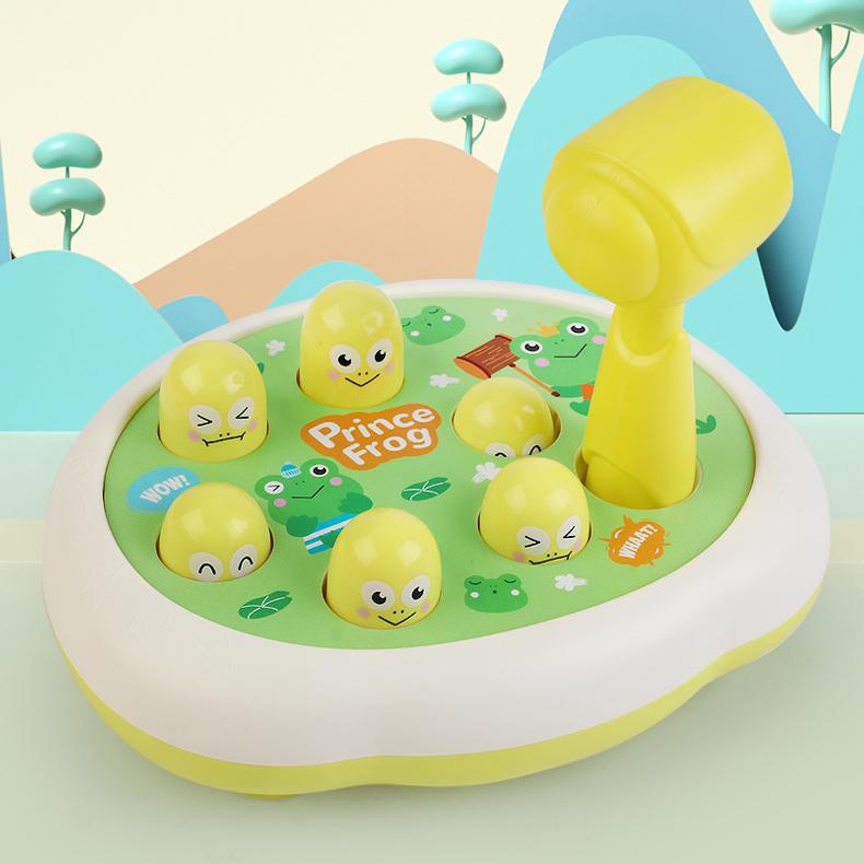 Cartoon Whac-A-Mole Montessori Baby Toy Toddler Educational Birthday Gift Animal Theme Knocking Game Parent Child Board Game Boy