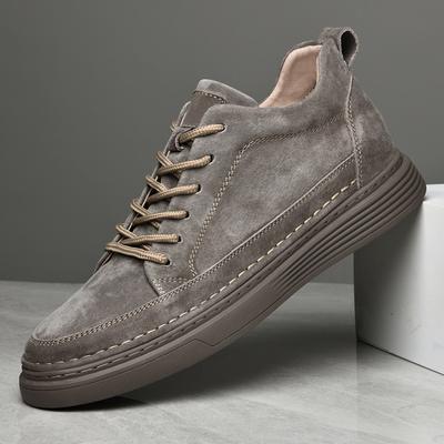 Nuovo Arrivo Sneakers Casual da Uomo in Suede di Vitello Traspiranti Versatili Scarpe da Skate da Uomo di Marca di Lusso Scarpe Vulcanizzate Comode da Uomo